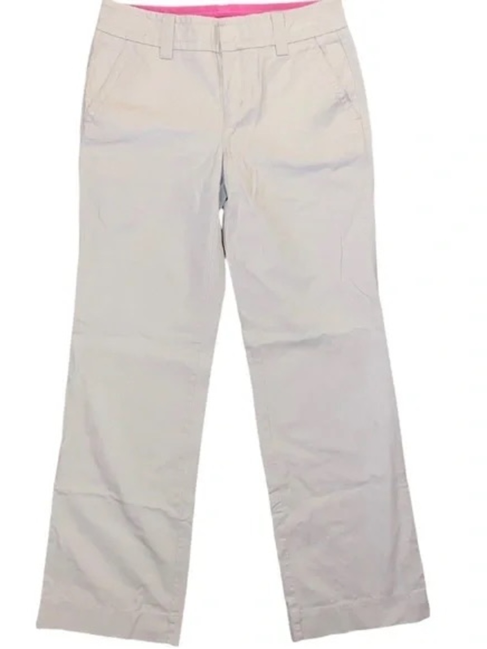 Lilly Pulitzer Mainline Fit Khaki. Trousers Waistband and Green Trim
